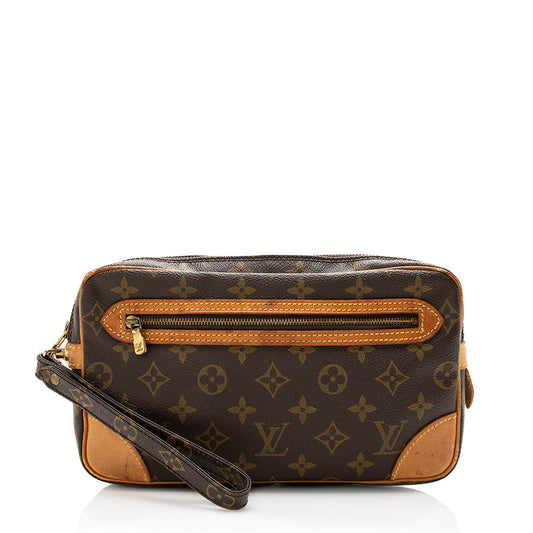 Louis Vuitton Vintage Monogram Canvas Marly Dragonne GM Clutch -  (SHF-17453)