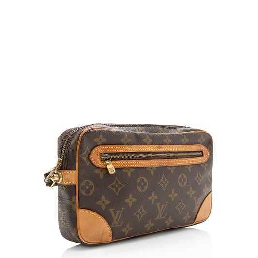 Louis Vuitton Vintage Monogram Canvas Marly Dragonne GM Clutch -  (SHF-17453)