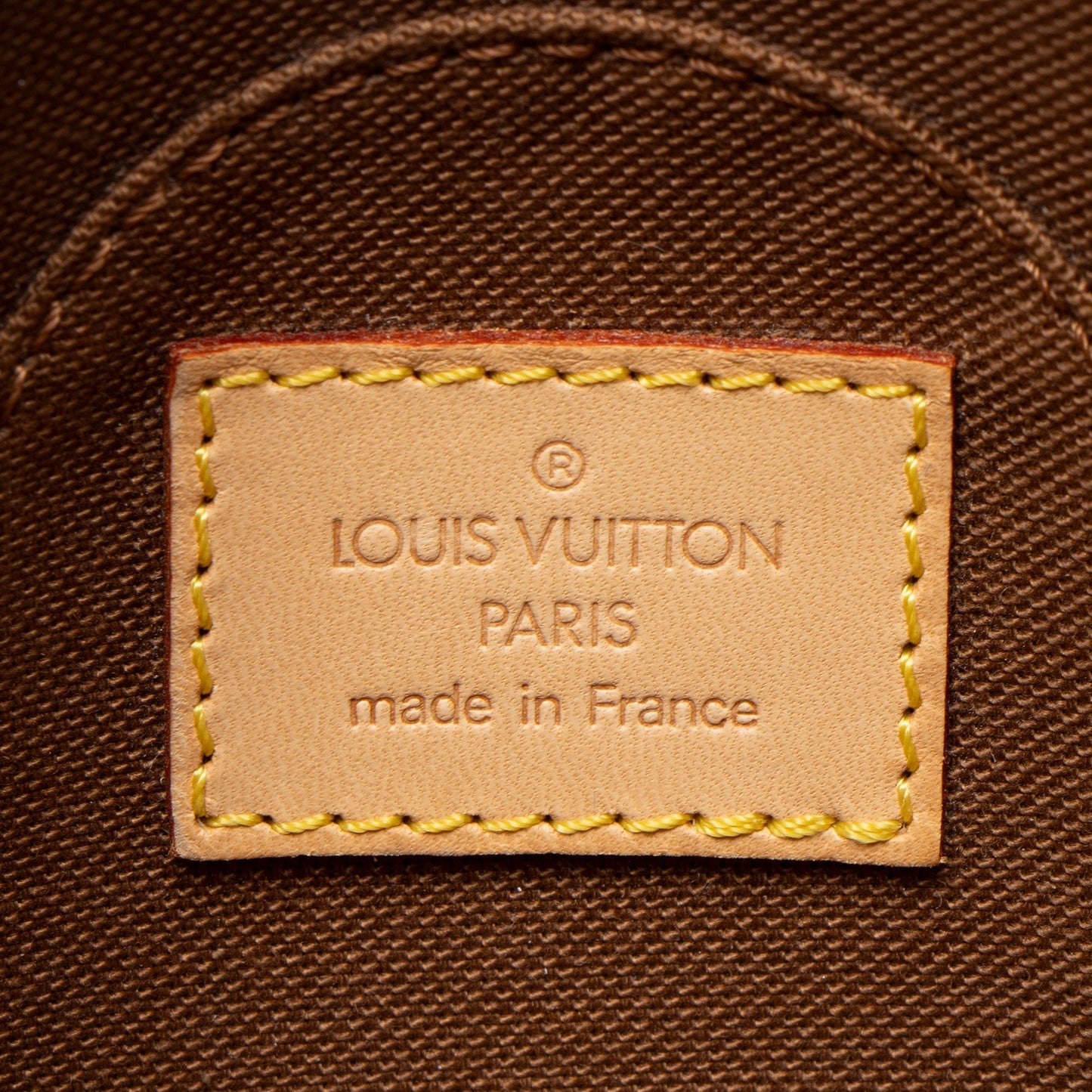 Louis Vuitton Vintage Monogram Canvas Mini Ellipse Clutch
