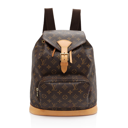 Louis Vuitton Vintage Monogram Canvas Montsouris GM Backpack -  (SHF-tBZjU1)