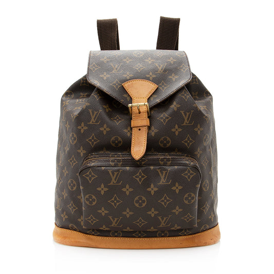 Louis Vuitton Vintage Monogram Canvas Montsouris GM Backpack (SHF-20600)