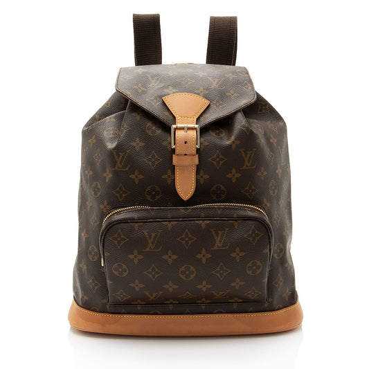Louis Vuitton Vintage Monogram Canvas Montsouris GM Backpack (SHF-U1EeMl)