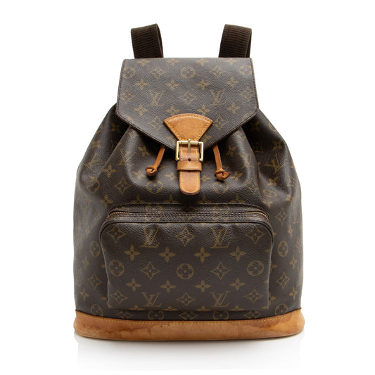 Louis Vuitton Vintage Monogram Canvas Montsouris GM Backpack (SHF-Crlk1A)