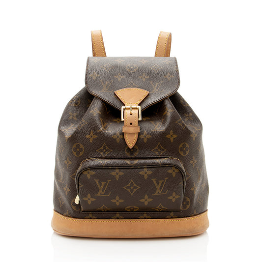 Louis Vuitton Vintage Monogram Canvas Montsouris MM Backpack (SHF-18958)