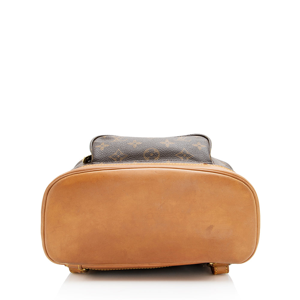 Louis Vuitton Vintage Monogram Canvas Montsouris MM Backpack (SHF-18990)