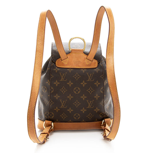 Louis Vuitton Vintage Monogram Canvas Montsouris MM Backpack (SHF-18913)