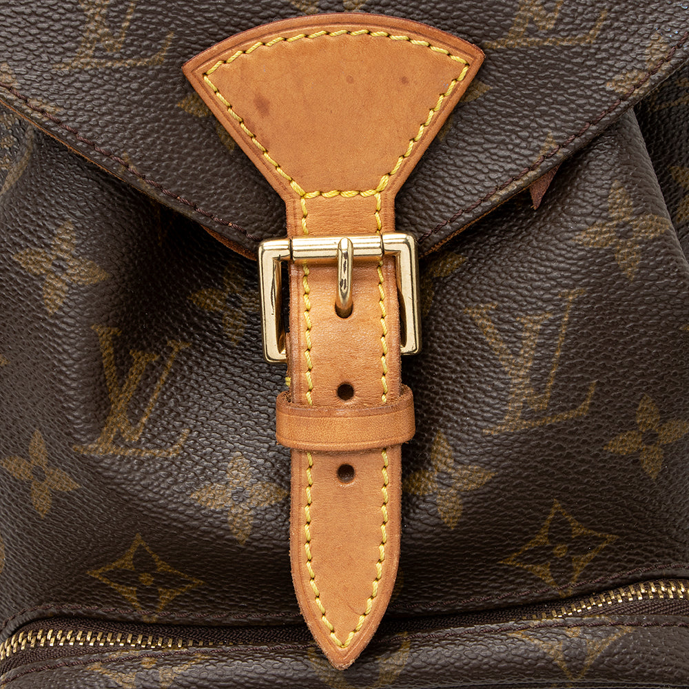 Louis Vuitton Vintage Monogram Canvas Montsouris MM Backpack (SHF-19980)