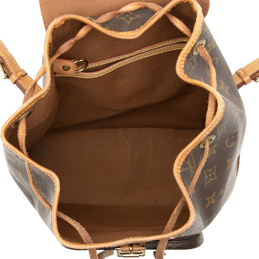 Louis Vuitton Vintage Monogram Canvas Montsouris MM Backpack (SHF-19980)