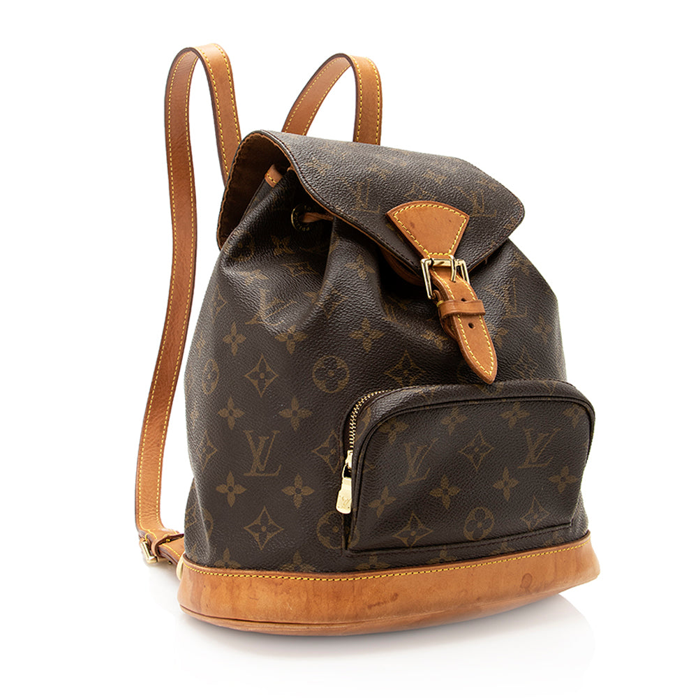 Louis Vuitton Vintage Monogram Canvas Montsouris MM Backpack (SHF-19980)