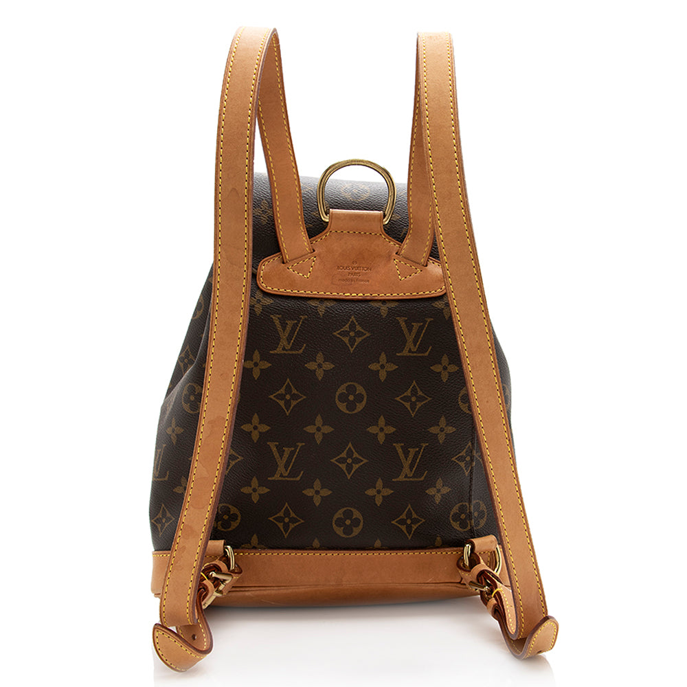 Louis Vuitton Vintage Monogram Canvas Montsouris MM Backpack (SHF-21304)