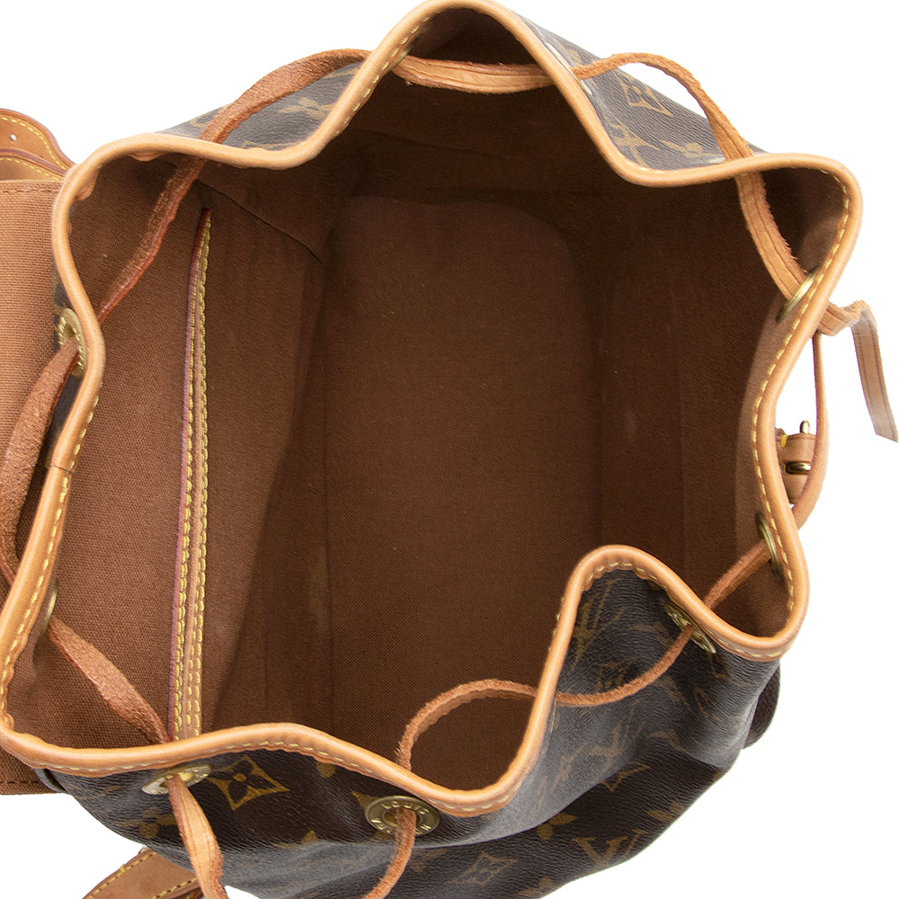 Louis Vuitton Vintage Monogram Canvas Montsouris MM Backpack (SHF-21304)