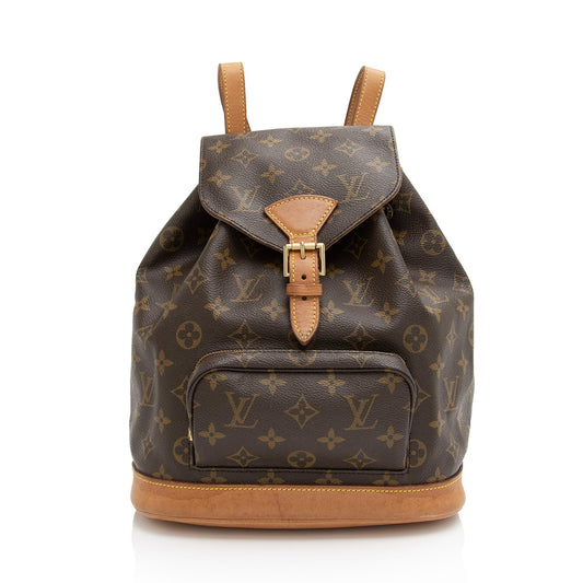 Louis Vuitton Vintage Monogram Canvas Montsouris MM Backpack (SHF-sThgs4)