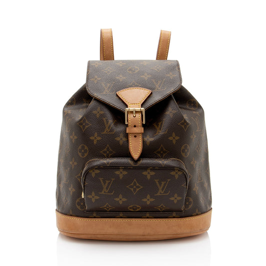 Louis Vuitton Vintage Monogram Canvas Montsouris MM Backpack (SHF-TshViZ)