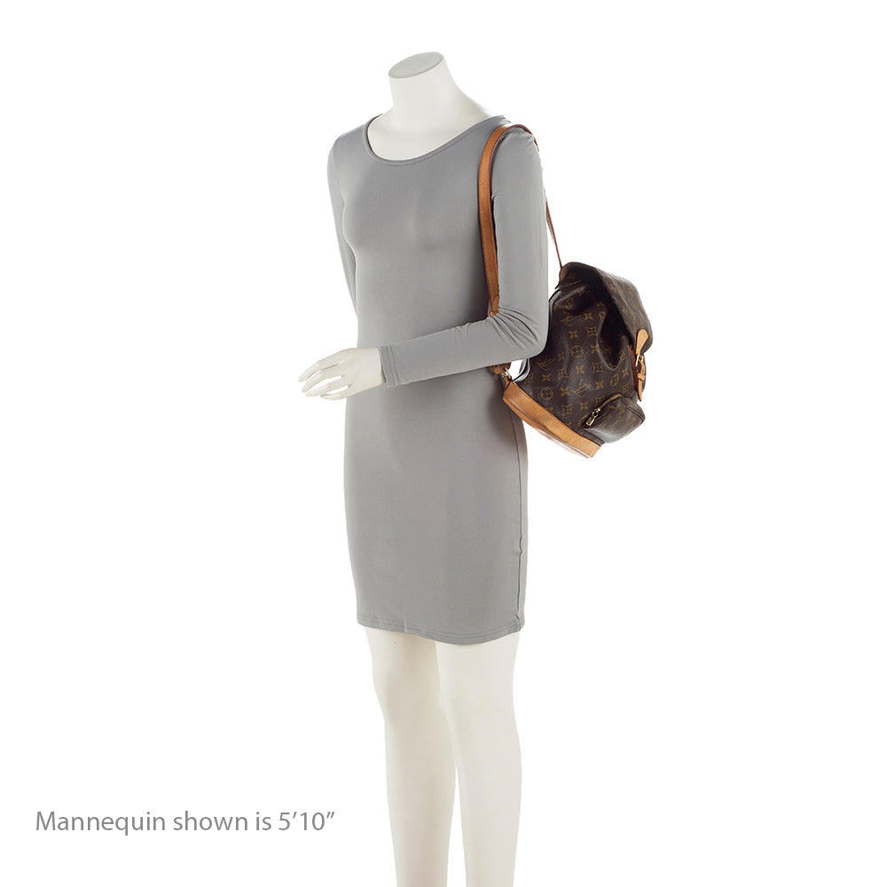 Louis Vuitton Vintage Monogram Canvas Montsouris MM Backpack (SHF-4Ljusr)