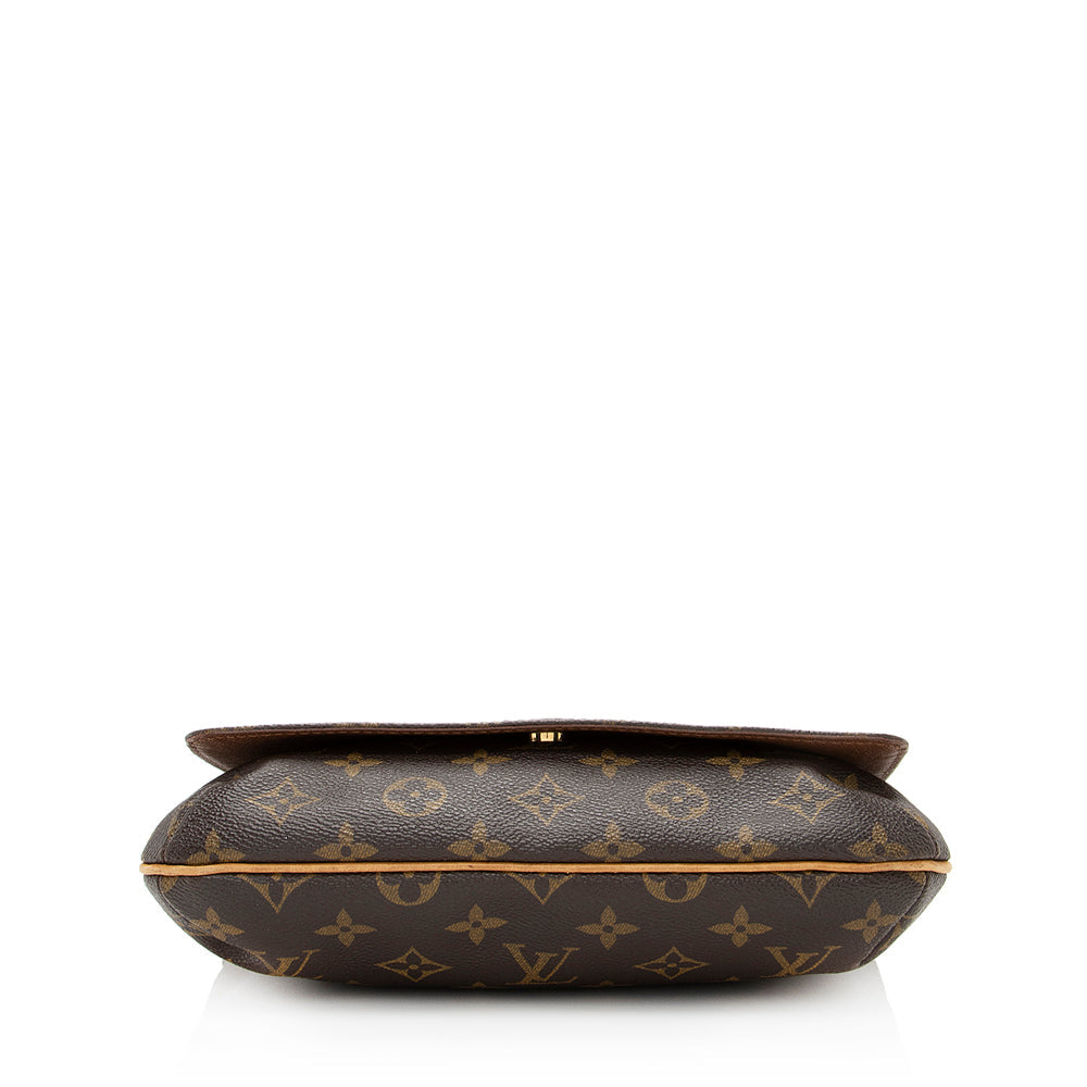 Louis Vuitton Vintage Monogram Canvas Musette Tango Shoulder Bag -  (SHF-20117)