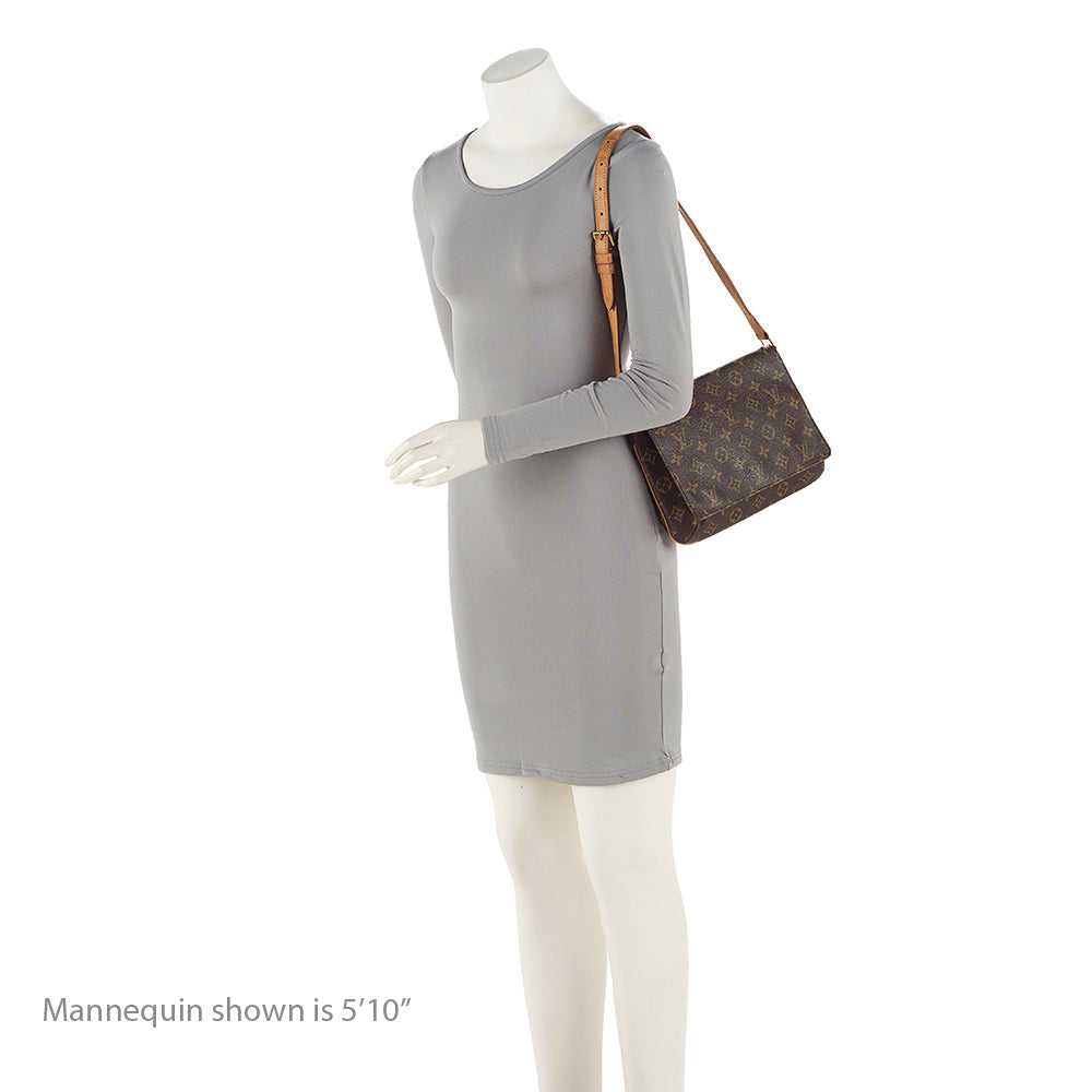 Louis Vuitton Vintage Monogram Canvas Musette Tango Shoulder Bag -  (SHF-20117)