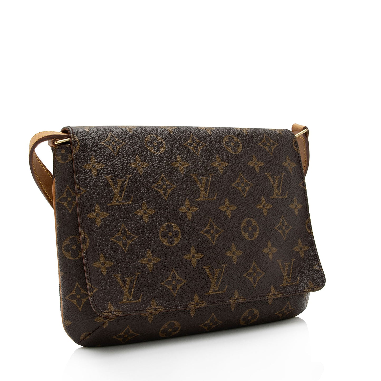 Louis Vuitton Vintage Monogram Canvas Musette Tango Shoulder Bag (SHF-KMDI1u)