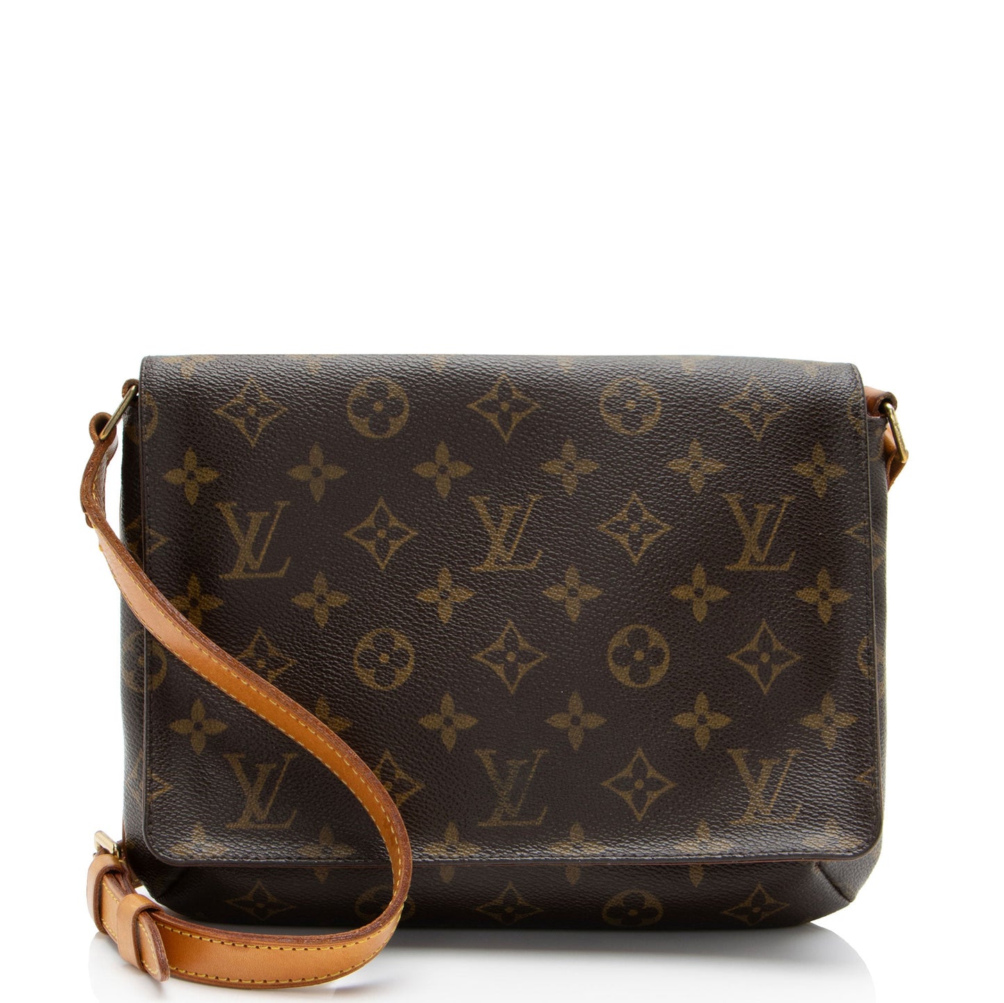 Louis Vuitton Vintage Monogram Canvas Musette Tango Shoulder Bag (SHF-fTteXX)