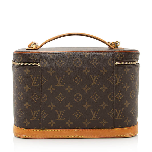 Louis Vuitton Vintage Monogram Canvas Nice Beauty Case (SHF-21409)