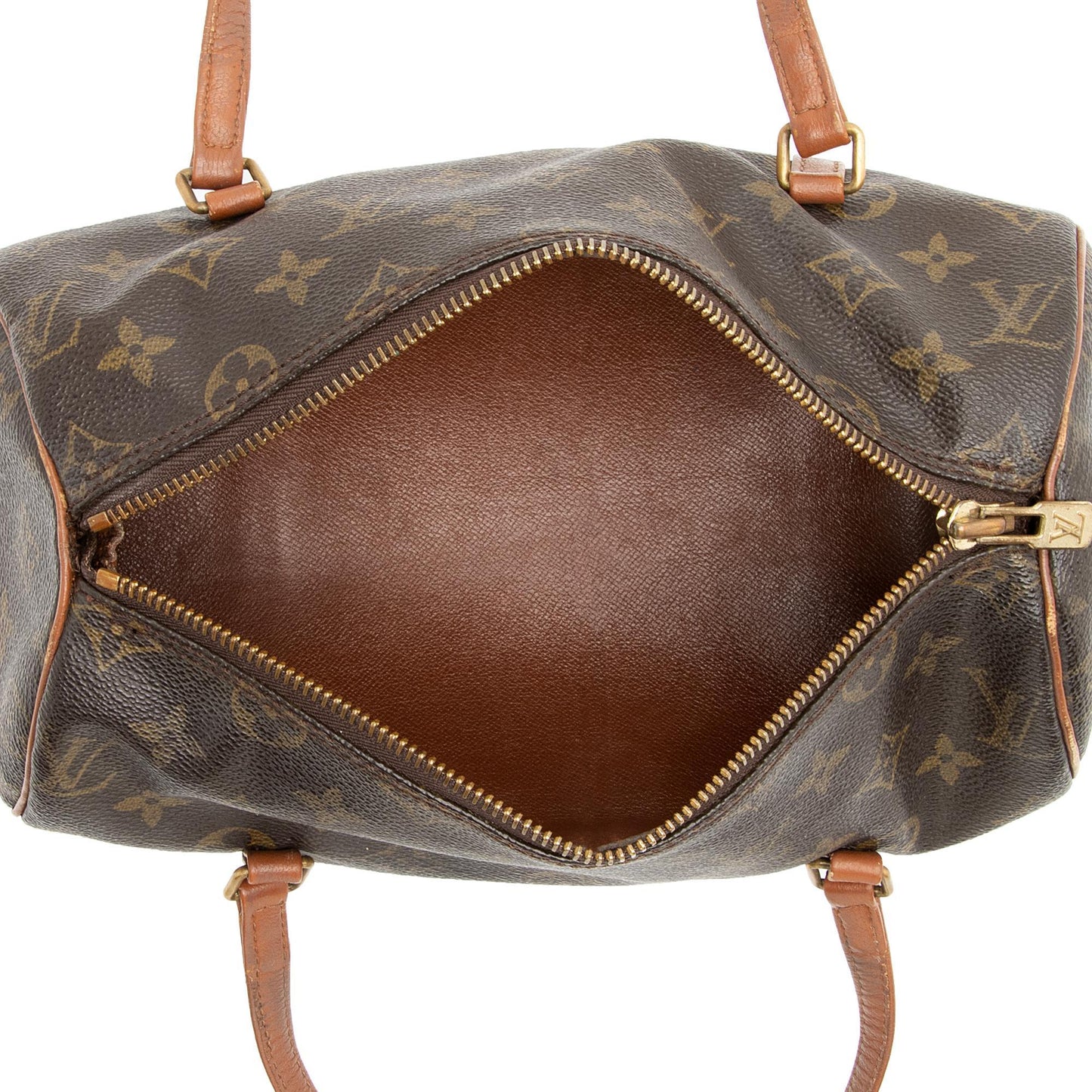 Louis Vuitton Vintage Monogram Canvas Papillon 26 Satchel -  (SHF-R3uOKz)