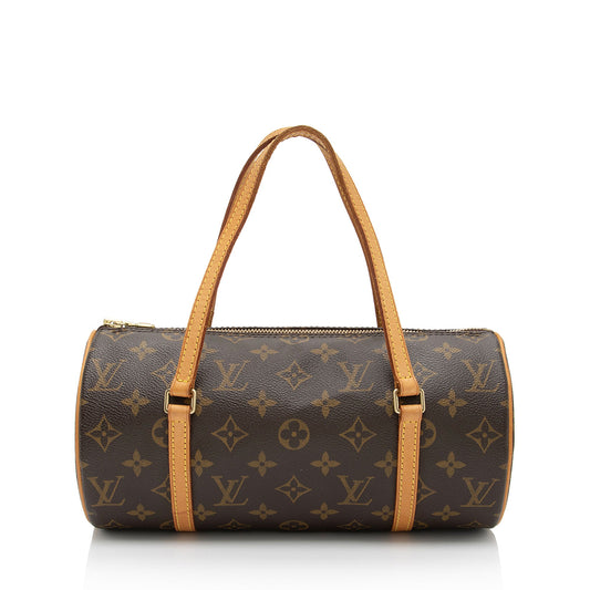 Louis Vuitton Vintage Monogram Canvas Papillon 26 Satchel (SHF-4MPCnf)