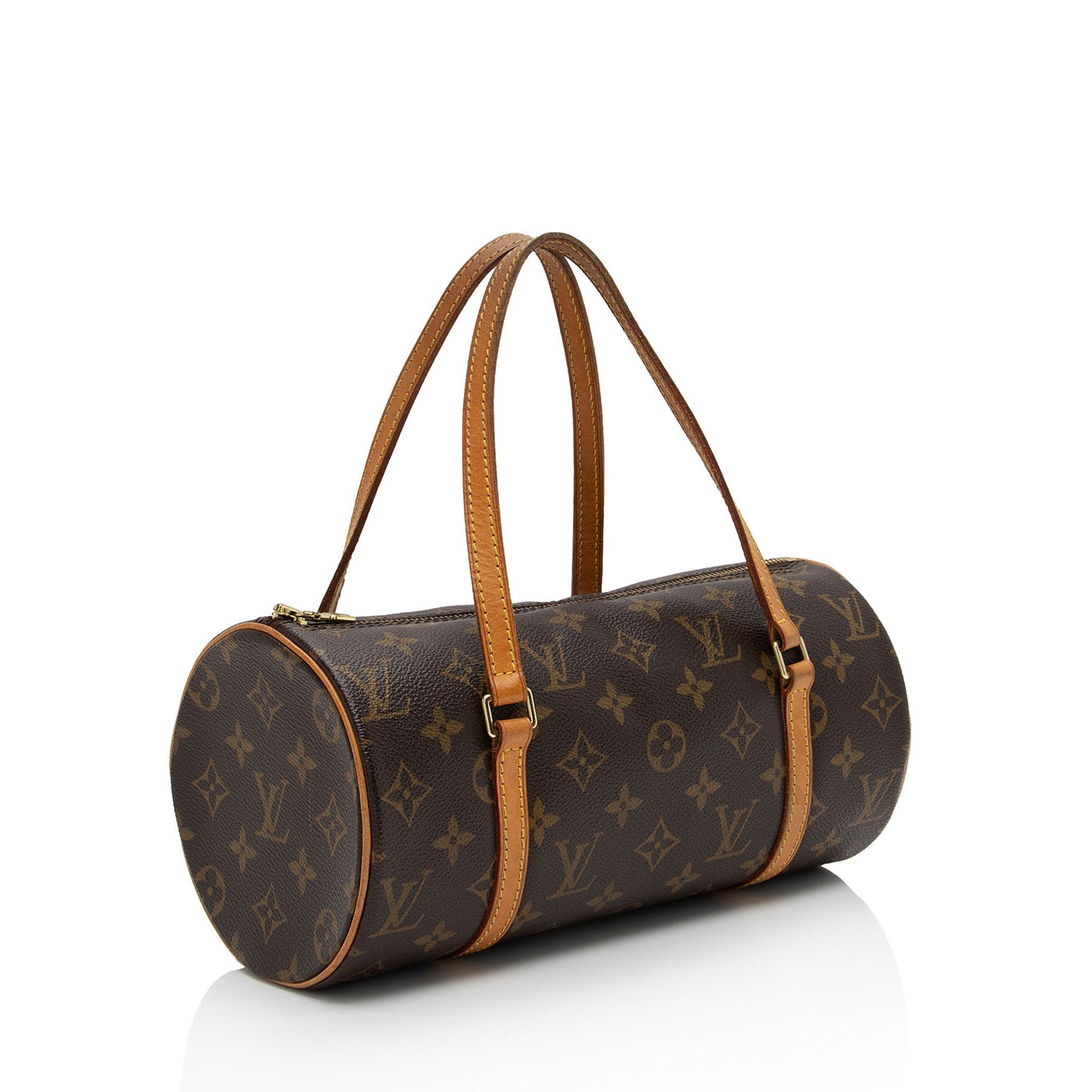 Louis Vuitton Vintage Monogram Canvas Papillon 26 Satchel (SHF-fESYaa)