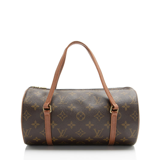 Louis Vuitton Vintage Monogram Canvas Papillon 26 Satchel