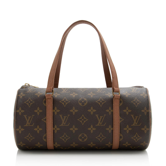 Louis Vuitton Vintage Monogram Canvas Papillon 30 Satchel (SHF-22747)