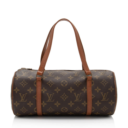 Louis Vuitton Vintage Monogram Canvas Papillon 30 Satchel (SHF-WkMAHy)