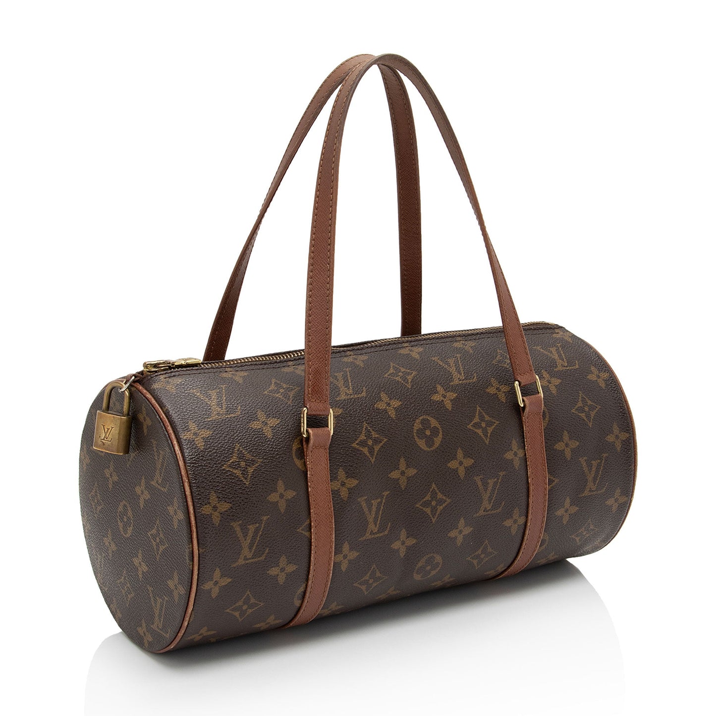 Louis Vuitton Vintage Monogram Canvas Papillon 30 Satchel (SHF-r40l7P)
