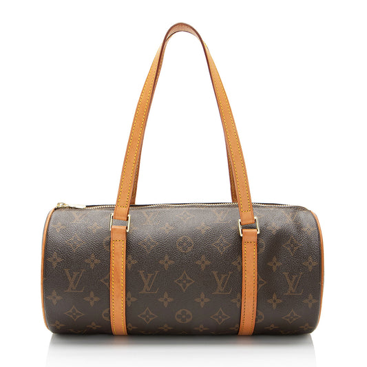 Louis Vuitton Vintage Monogram Canvas Papillon 30 Satchel (SHF-aaTD6w)