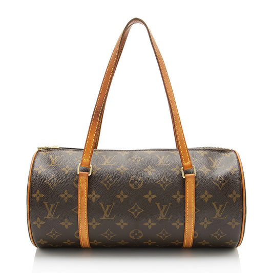 Louis Vuitton Vintage Monogram Canvas Papillon 30 Satchel
