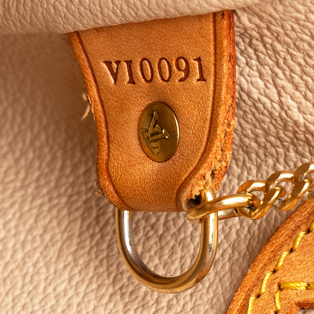 Louis Vuitton Vintage Monogram Canvas Petit Bucket Tote (SHF-18926)
