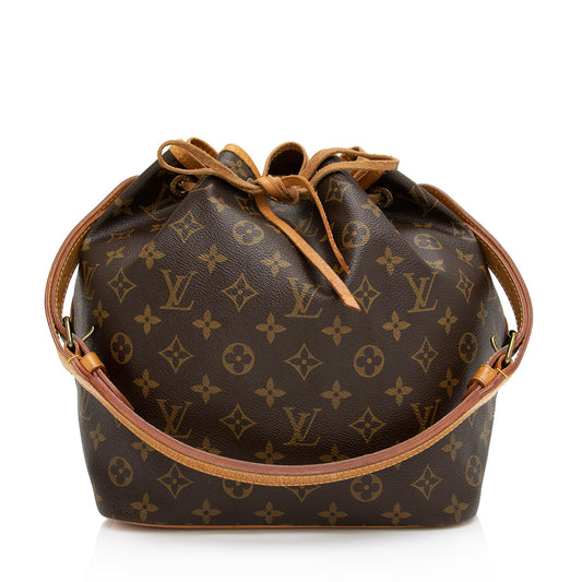 Louis Vuitton Vintage Monogram Canvas Petit Noe Shoulder Bag (SHF-S2V9Zp)