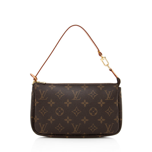 Louis Vuitton Vintage Monogram Canvas Pochette Accessories (SHF-18713)