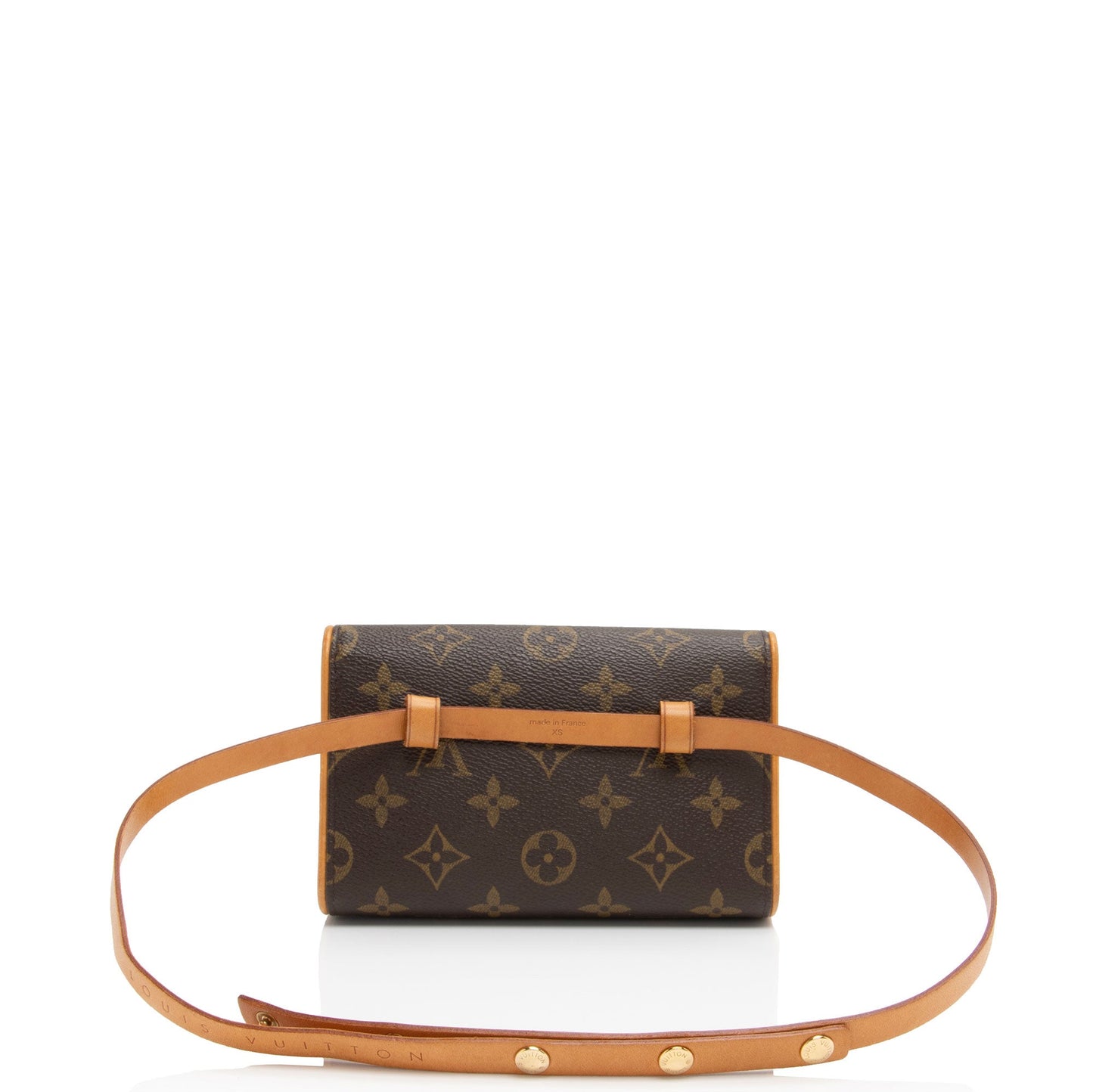 Louis Vuitton Vintage Monogram Canvas Pochette Florentine Belt Bag (SHF-ouf48G)