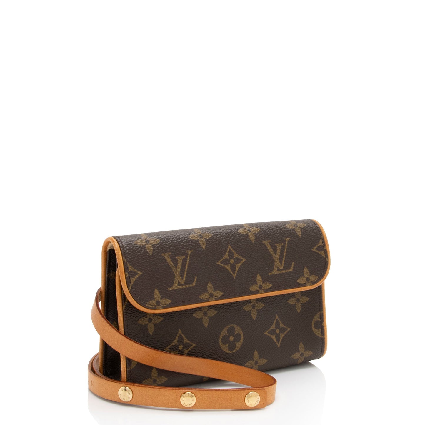 Louis Vuitton Vintage Monogram Canvas Pochette Florentine Belt Bag (SHF-ouf48G)