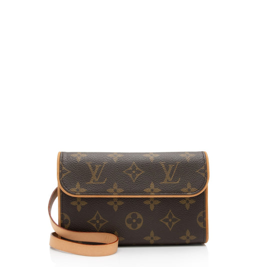 Louis Vuitton Vintage Monogram Canvas Pochette Florentine Small Belt Bag (SHF-J2lSTZ)