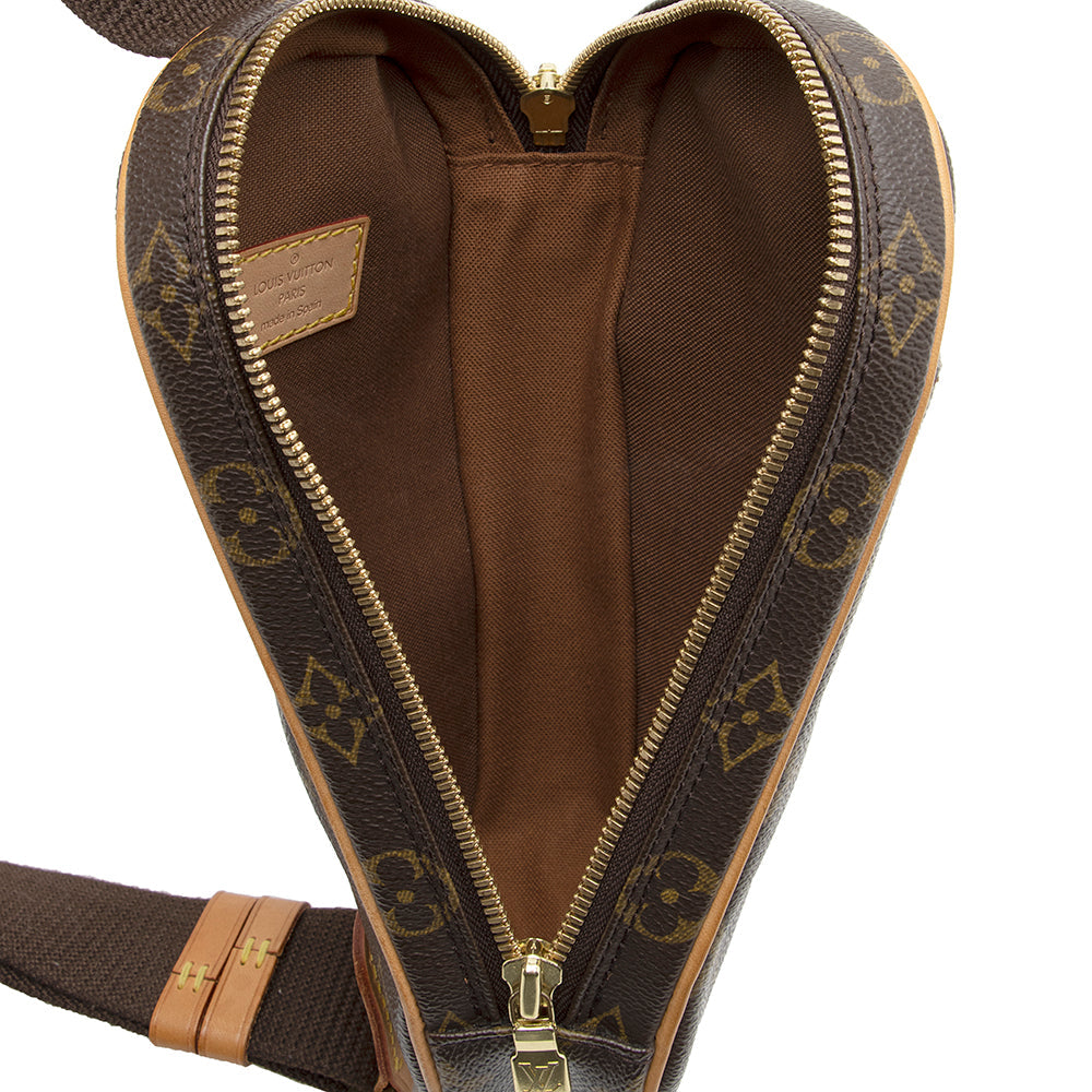 Louis Vuitton Vintage Monogram Canvas Pochette Gange Sling Bag (SHF-20873)