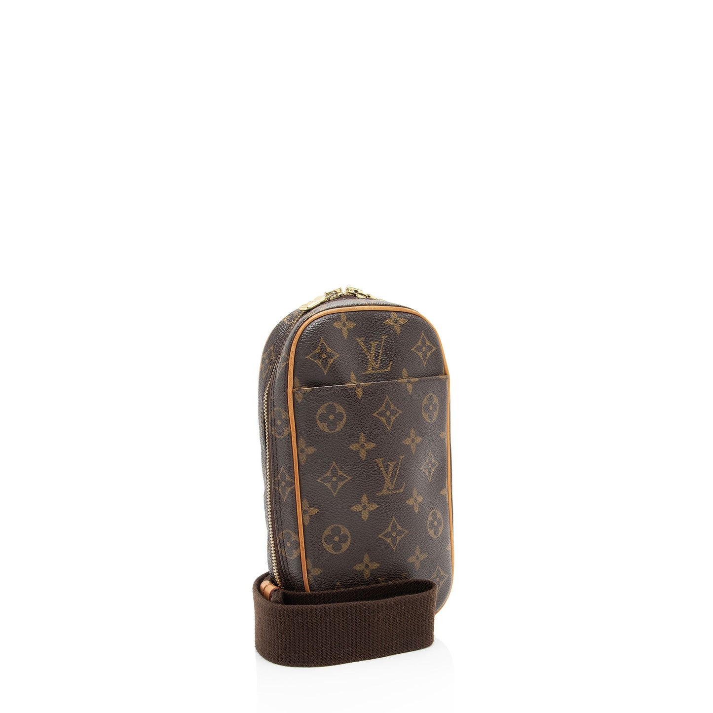 Louis Vuitton Vintage Monogram Canvas Pochette Gange Sling Bag (SHF-3940G2)