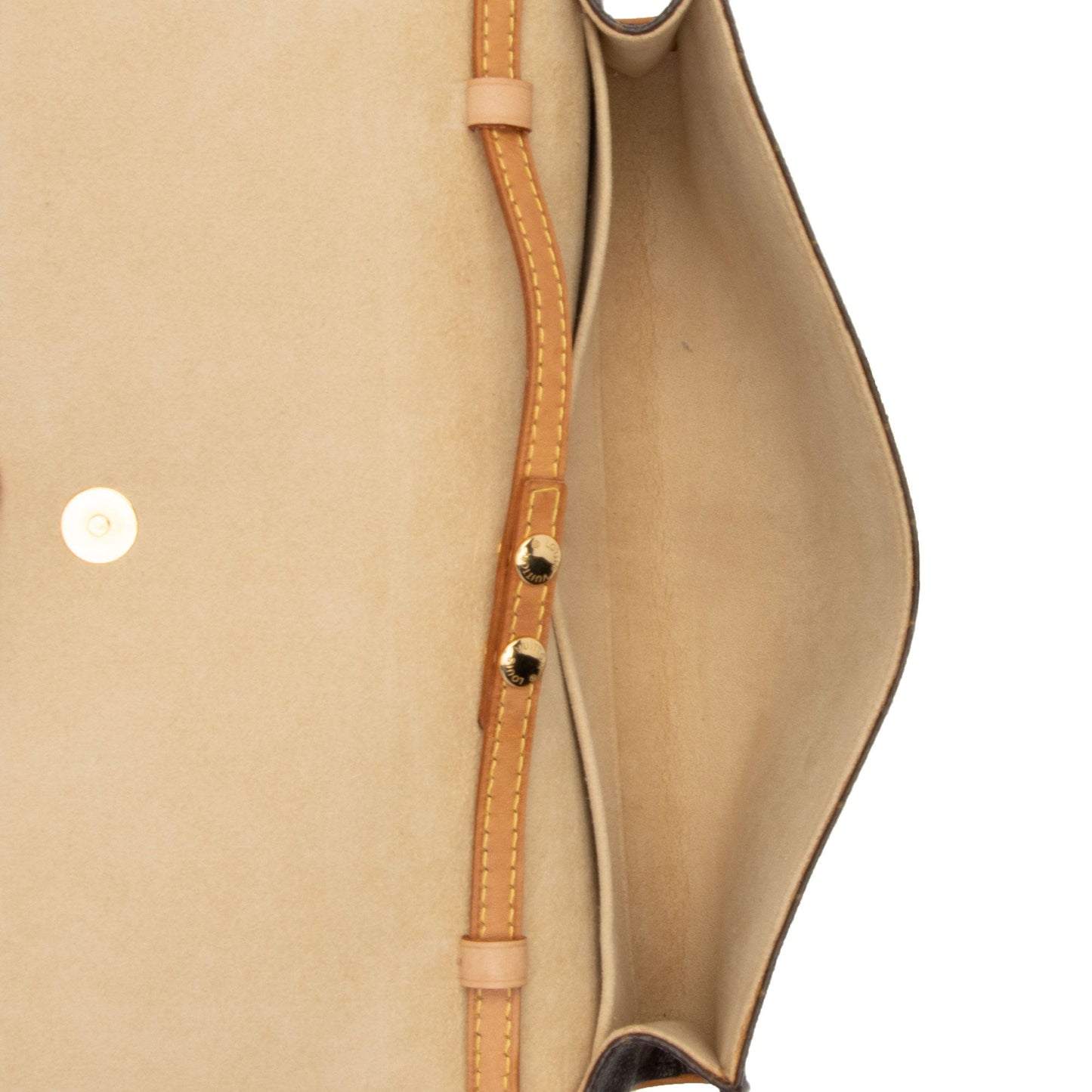 Louis Vuitton Vintage Monogram Canvas Pochette Twin GM Shoulder Bag (SHF-to1955)