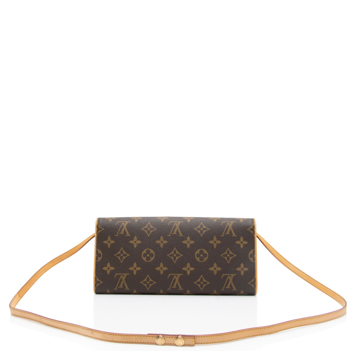 Louis Vuitton Vintage Monogram Canvas Pochette Twin GM Shoulder Bag (SHF-K7tXC4)