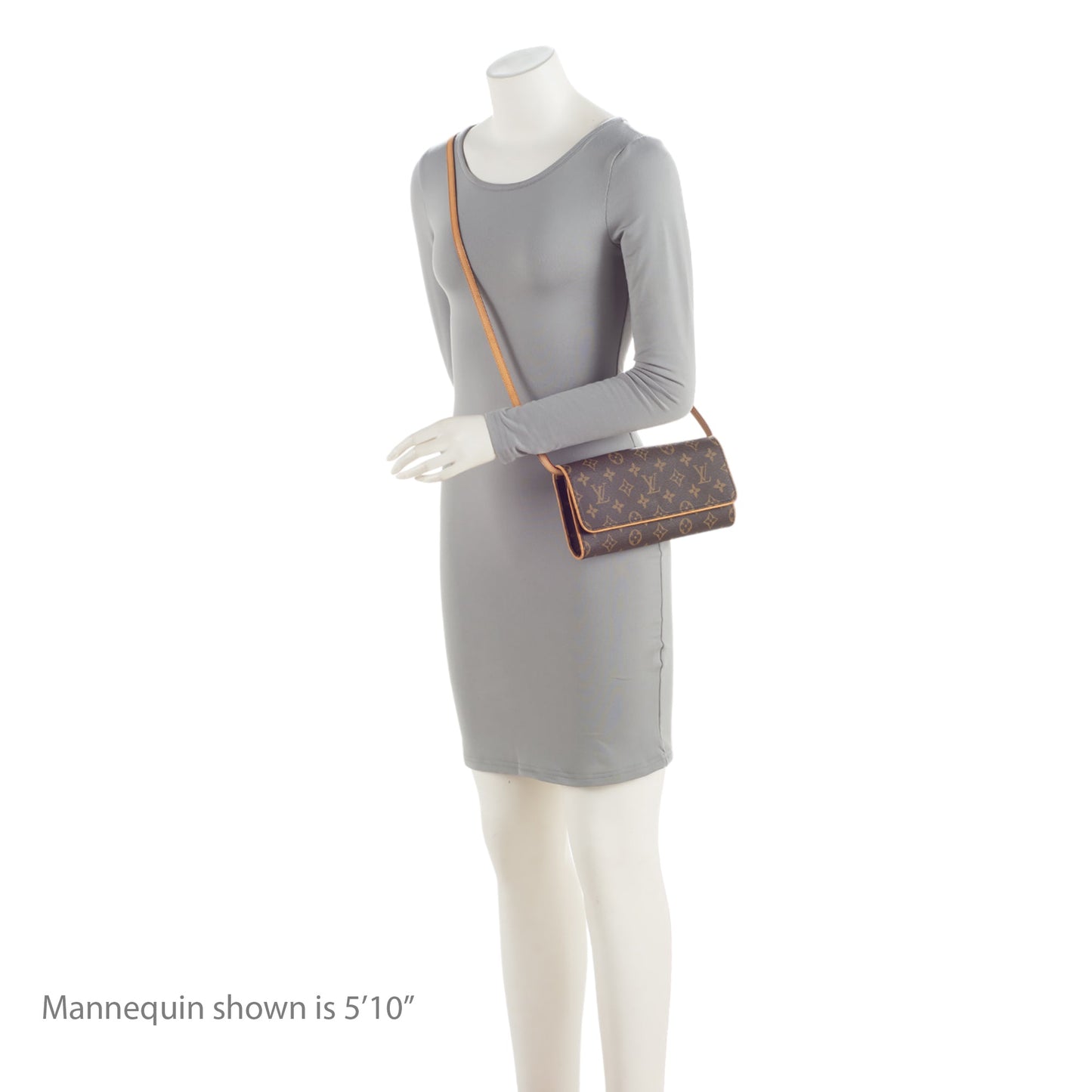 Louis Vuitton Vintage Monogram Canvas Pochette Twin GM Shoulder Bag (SHF-K7tXC4)