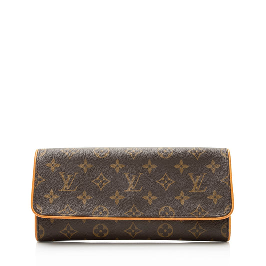 Louis Vuitton Vintage Monogram Canvas Pochette Twin GM Shoulder Bag