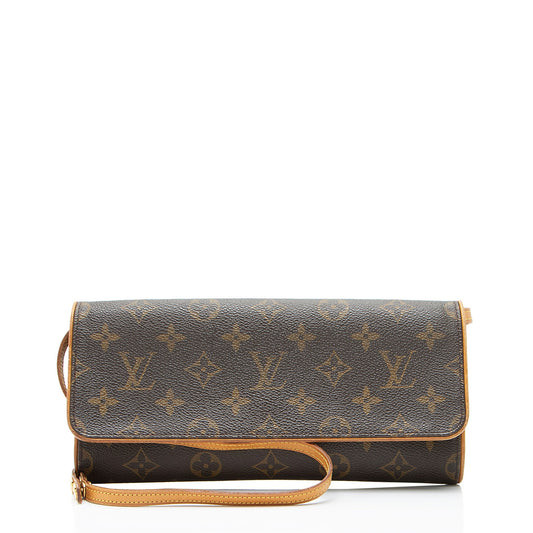 Louis Vuitton Vintage Monogram Canvas Pochette Twin GM Shoulder Bag