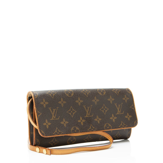 Louis Vuitton Vintage Monogram Canvas Pochette Twin GM Shoulder Bag
