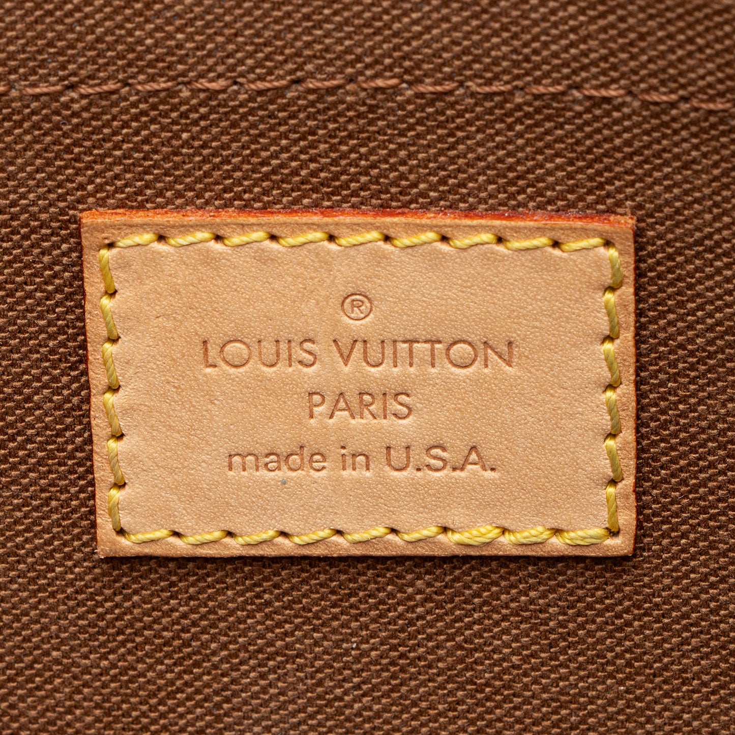 Louis Vuitton Vintage Monogram Canvas Popincourt Satchel