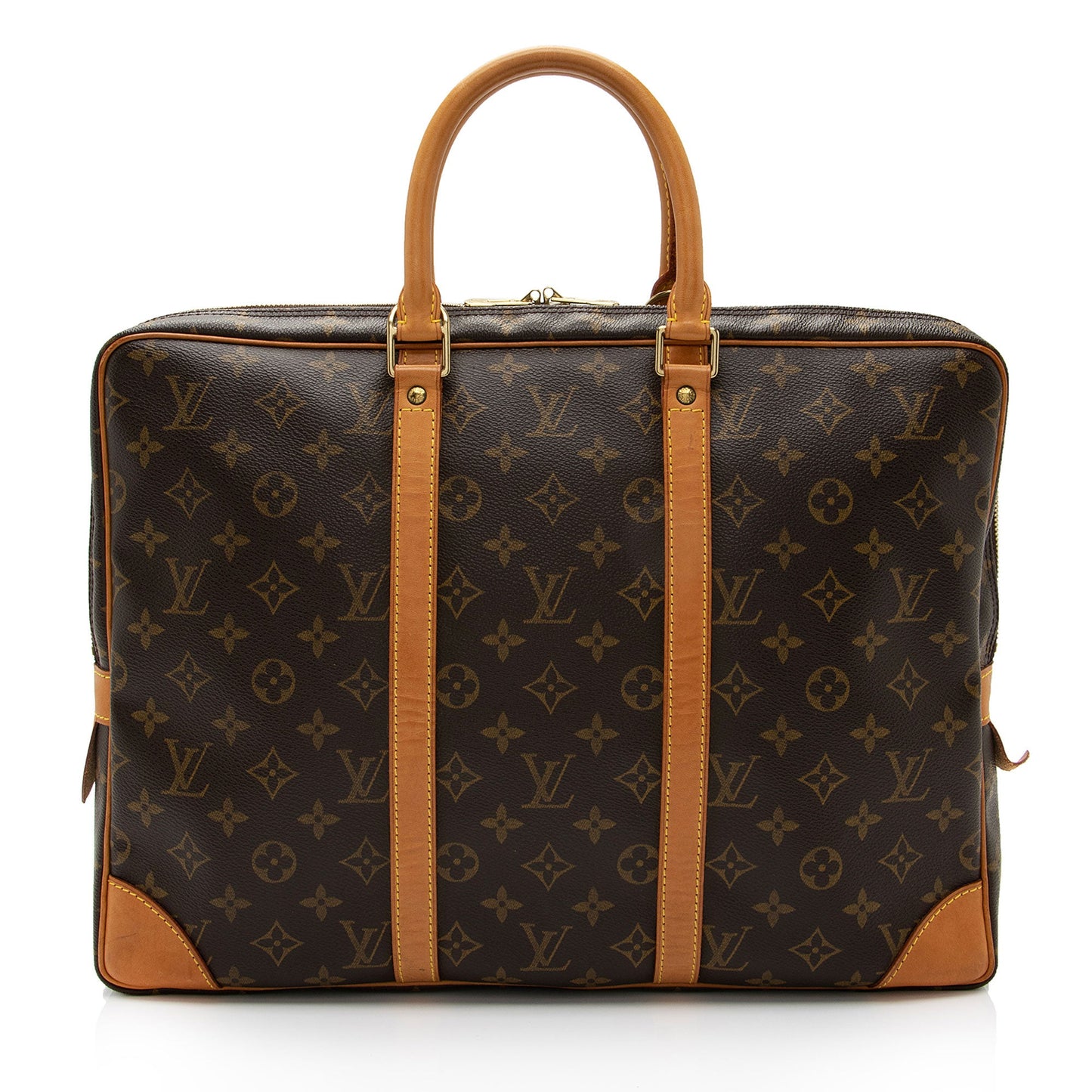 Louis Vuitton Vintage Monogram Canvas Porte Documents Voyage Bag (SHF-ly8Fg2)