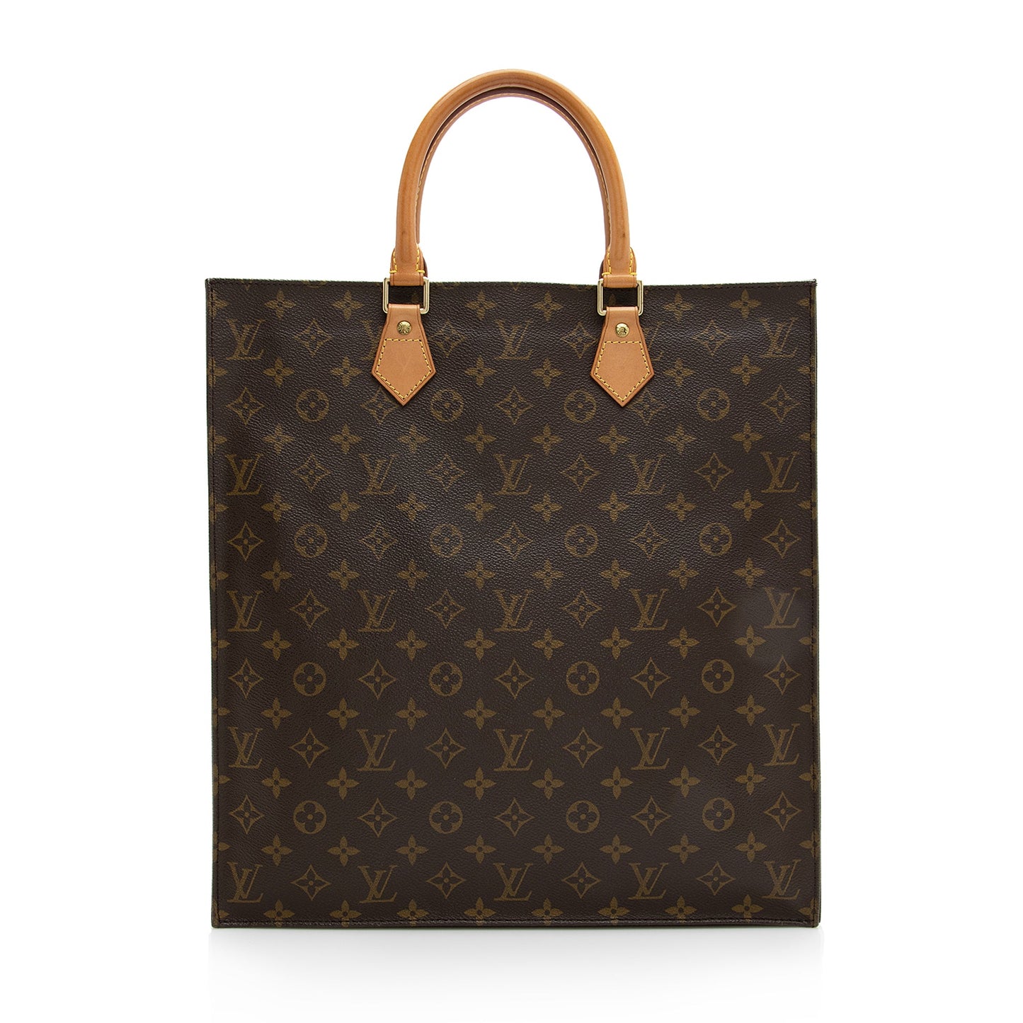 Louis Vuitton Vintage Monogram Canvas Sac Plat Tote (SHF-22683)