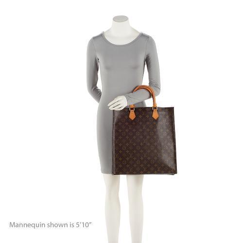 Louis Vuitton Vintage Monogram Canvas Sac Plat Tote (SHF-J82trl)